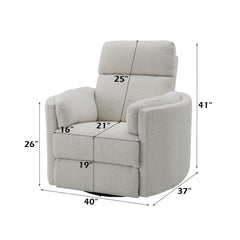 Sagen - Recliner With Swivel & Glider