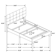 Mapes - Upholstered Panel Bed