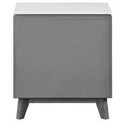 Nathan - 2-Drawer Nightstand - Gray