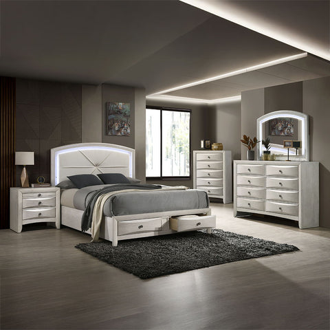Ramondi - Nightstand - Antique White
