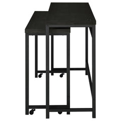 Hawes - 4 Piece Multipurpose Counter Height Table Set - Black