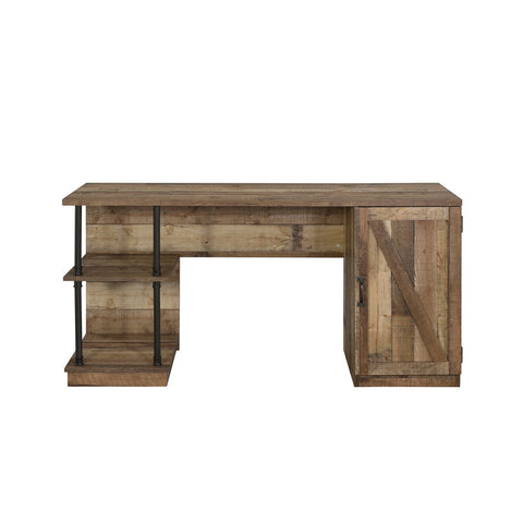 Canna - Writing Desk - Rustic Oak & Black Finish