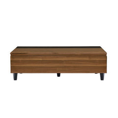 Avala - Coffee Table With Lift Top - Walnut & Black