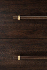Dantenton - Two Drawer Night Stand - Merlot