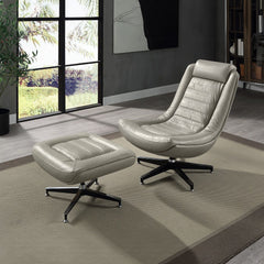 Piran - Accent Chair With Swivel - Twilight