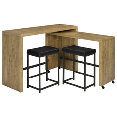 Davista - 4 Piece Counter Height Table Set - Mango Brown