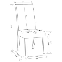 Herran - Upholstered Dining Side Chair (Set of 2) - Beige