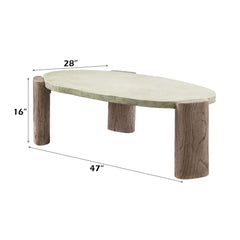 Jacinda - Coffee Table - Weathered Gray & Oak