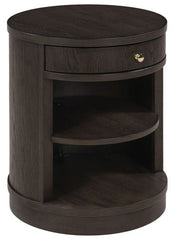 Leighmour - Accent Table - Dark Brown