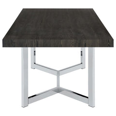 Benson - Composite Wood Dining Table - Dark Oak