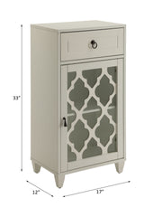 Ceara - Accent Table - White - 33"