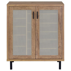 Teller - 2-Door Shoe Storage Cabinet - Natural Oak