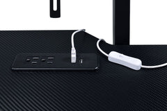 Canzi - Gaming Desk With USB - Black