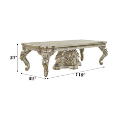 Danae - Dining Table - Champagne & Gold Finish