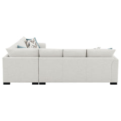 Ashford - Chenille Upholstered Sleeper Sectional Sofa - Greige