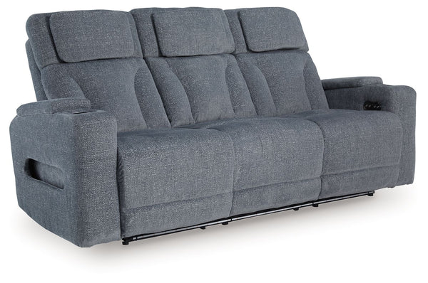 Studio Cave - Steel - Power Reclining Sofa