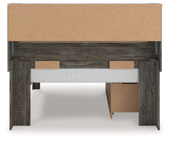 Frandern - Bookcase Panel Bed