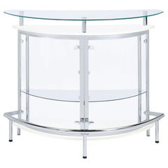 Amarillo - Freestanding Glass Top Home Bar Wine Cabinet