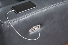 Next Move - Power Reclining Loveseat With Console / Adjustable Headrest