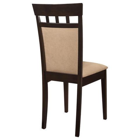 Gabriel - Closed BackSide Chairs (Set of 2) - Cappuccino