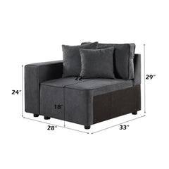 Silvester - Modular Chair w/2 Pillows