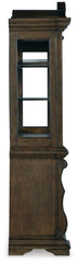 Maylee - 11 Pc. - Dining Extension Table, 4 Side Chairs, 2 Arm Chairs, Storage Bench, Buffet And Hutch - Dark Brown