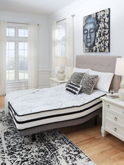 Chime 10 Inch Hybrid - White - 2 Pc. - Queen Mattress And Pillow