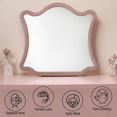 Salonia - Mirror - Pink Velvet