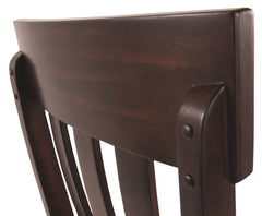 Haddigan - Dark Brown - Dining UPH Side Chair (Set of 2)