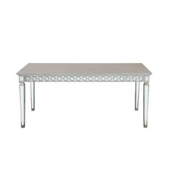 Varian - Dining Table - Mirrored & Antique Platinum