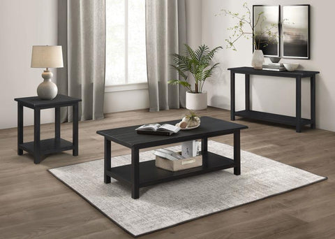 Payne - Wood Coffee Table with Shelf