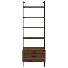 Owens - 3-Piece Wall Mounted Bookshelf Set - Walnut