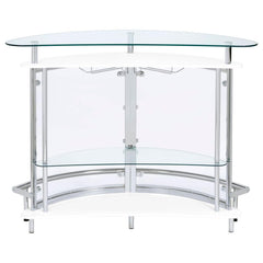 Amarillo - Freestanding Glass Top Home Bar Wine Cabinet