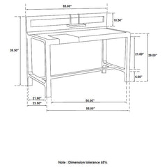 Purston - Writing Desk - Black