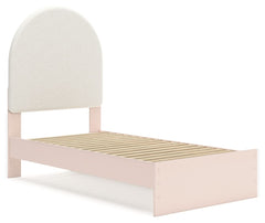 Wistenpine - Upholstered Panel Bed With Storage