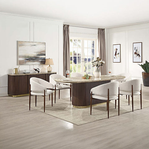 Clayten - Server - Brown Oak