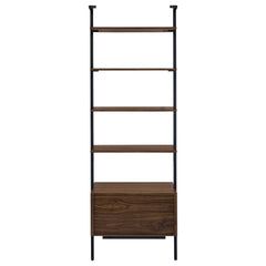 Owens - 3-Piece Wall Mounted Bookshelf Set - Walnut