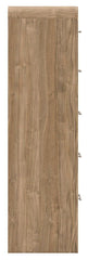 Gramburg - Five Drawer Chest - Warm Natural Brown