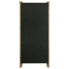 Adina - 77" Tall Display Cabinet - Distressed Light Brown