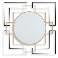 Oceanal - Black / Gold Finish - Accent Mirror