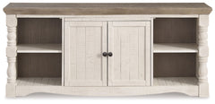 Havalance - 4 Pc. - Entertainment Center - 67" TV Stand - Brown / Beige
