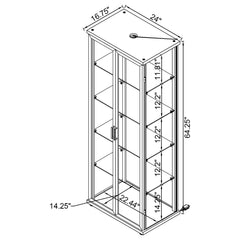 Windrose - Tempered LED Standing Mirror