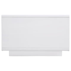 Paseo - Rectangular Cocktail Coffee Table - White High Gloss