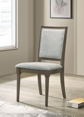 Onslow - Upholstered Dining Side Chair (Set of 2) - Dark Brown