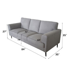 Kyrene - Sofa - Light Gray Linen