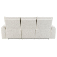 Lalisa - Power Motion Sofa With USB Port - Cream Chenille