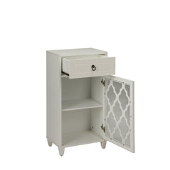 Ceara - Accent Table - White - 33"