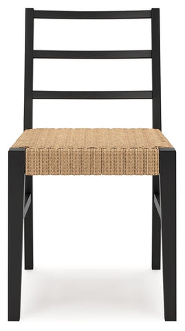 Isanti - Dining Room Side Chair (Set of 2) - Light Brown / Black