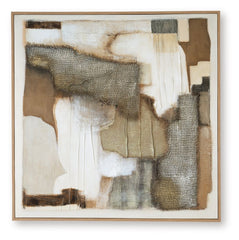 Wylander - Wall Art - Tan / Brown / Gray