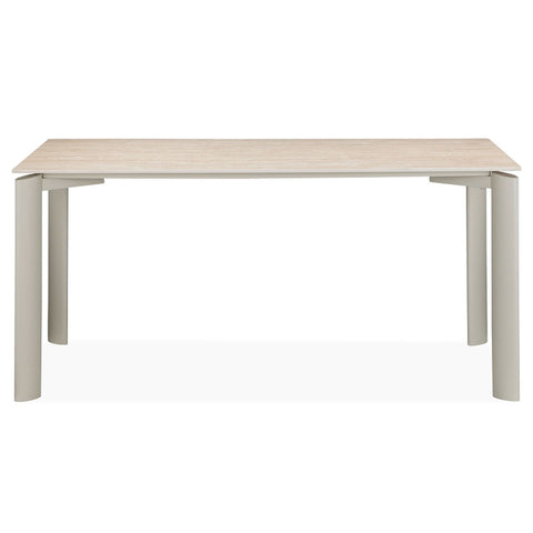 Ingram - Dining Table - Sintered Stone & Light Gray Finish